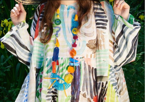 On a dress by Daniela Gregis / Sur une robe de Daniela Gregis